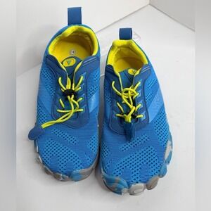Whitin‎ Minimalist Trail Runner Shoes Blue & Yellow Size 40